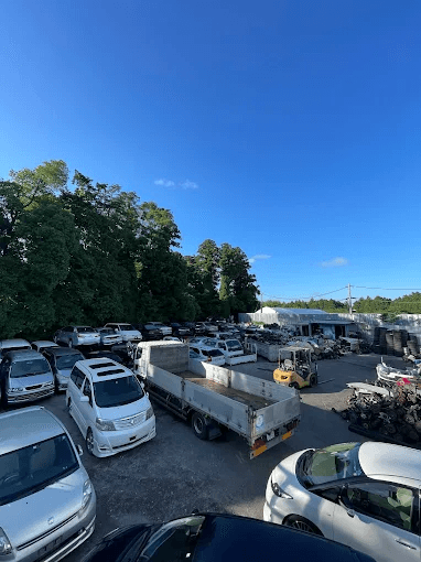 Used Japanese engine and auto parts ready for export
