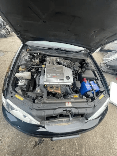 Inspecting a used Japanese engine before export